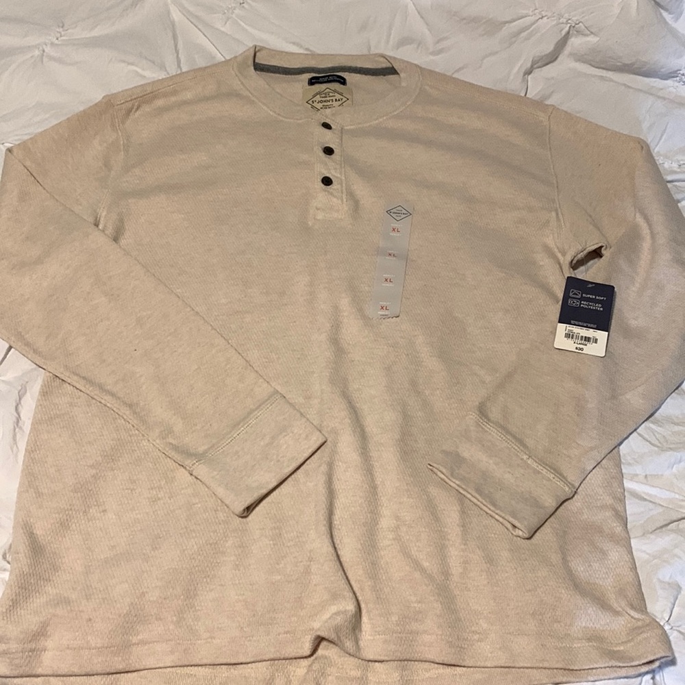 XL St John’s Bay Henley Long sleeved